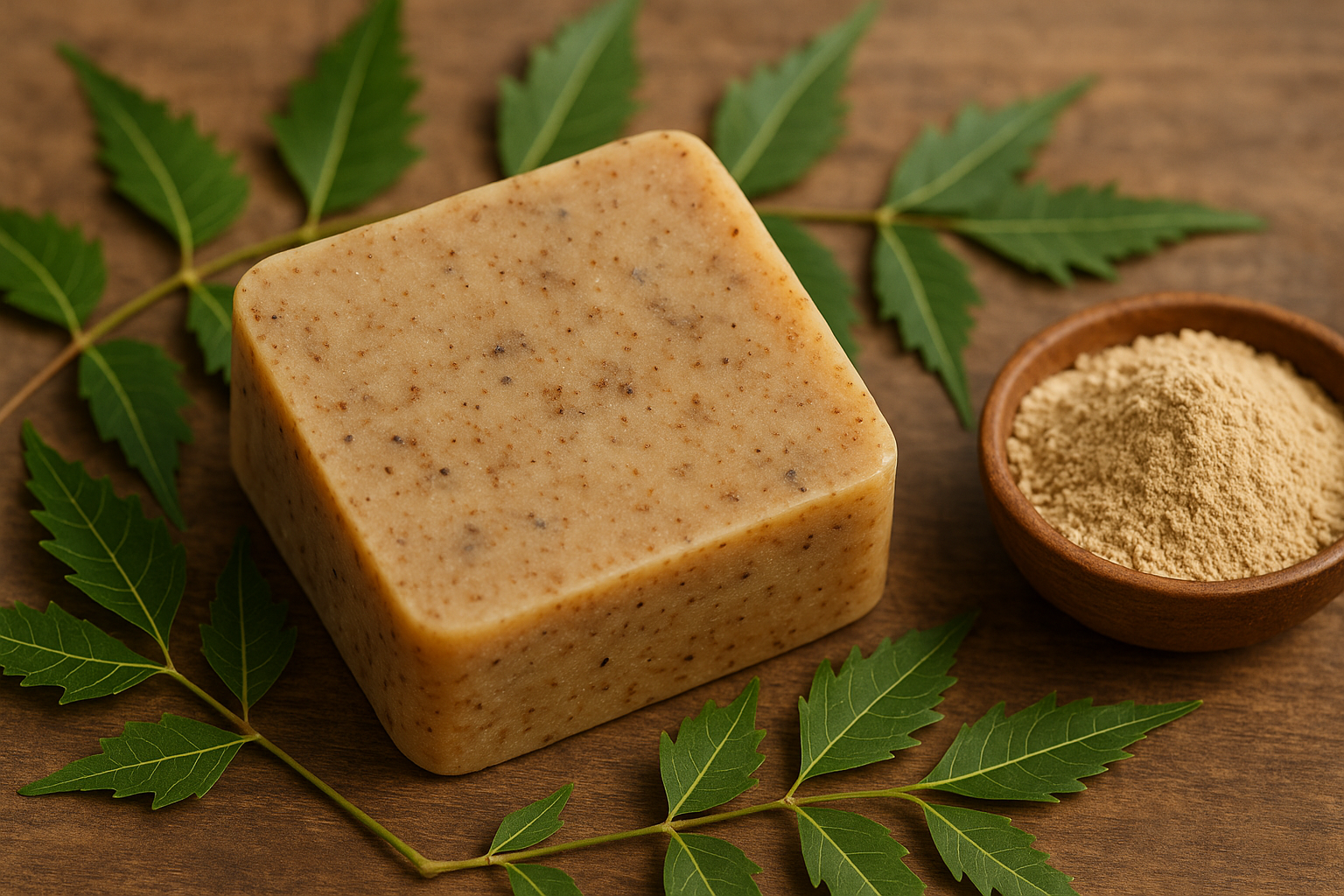 Neem and aloe vera 100% natural soap