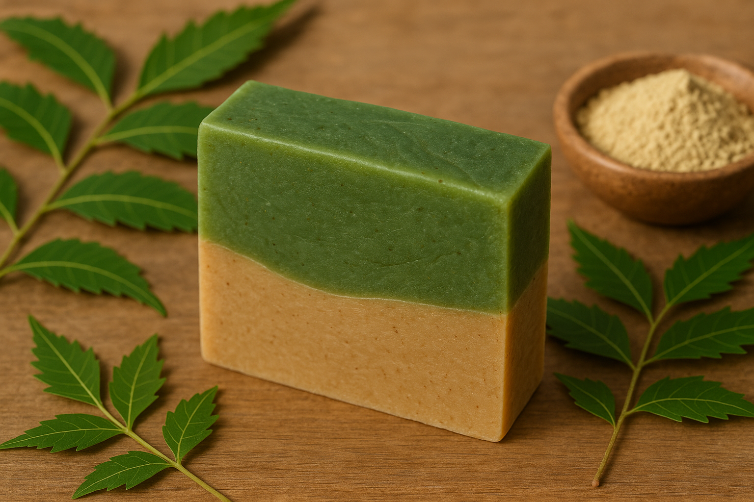 Neem and aloe vera 100% natural soap